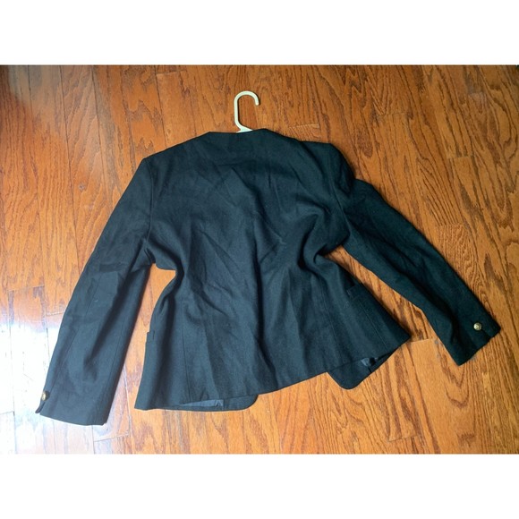 Potomac Collection Women's Black Wool Blazer Size 12 - Picture 2 of 3